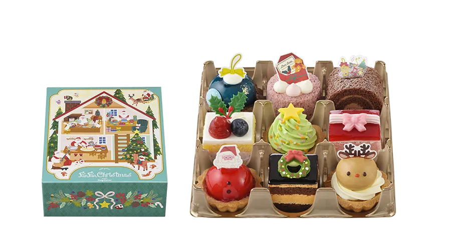 サンタさんと森の仲間たち（9個入）