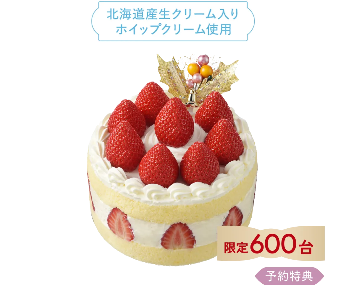 苺のデラックスクリスマス（4.5号）